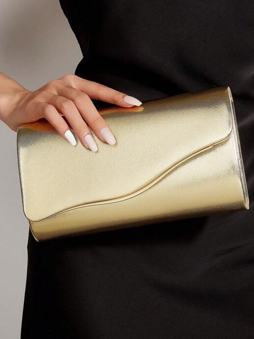 Gold party formal prom clutch bag